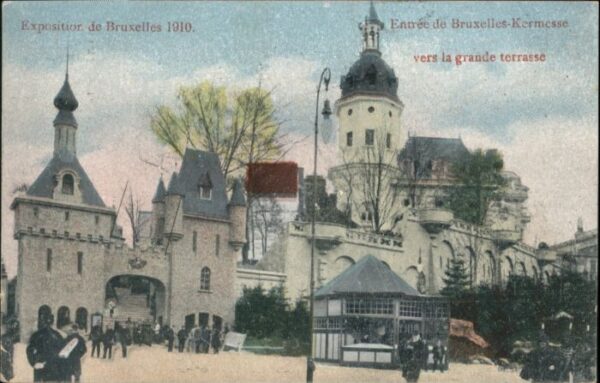 Bruxelles Bruessel Exposition Kermesse Terrasse