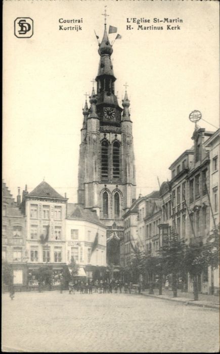 Courtrai KORTRIJK Flandre Belgie Courtrai Kortrijk Eglise St. Martin Mar