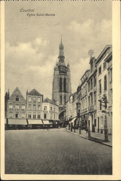 Courtrai KORTRIJK Flandre Belgie Courtrai Eglise Saint-Martin