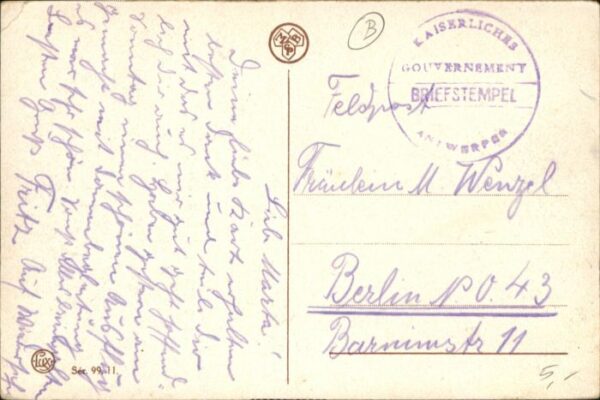 Beverloo Poste Eglise Post Kirche – Bild 2