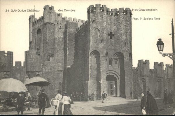 Gand Belgien Gand Chateau Comtes Gravensteen
