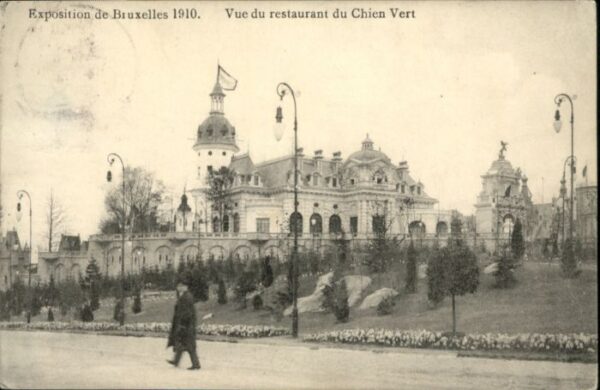 Bruxelles Bruessel Exposition Restaurant Chien Vert