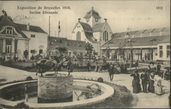 Bruxelles Bruessel Exposition Section Allemande