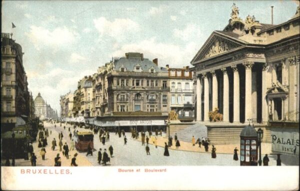 Bruxelles Bruessel Bourse Boulevard