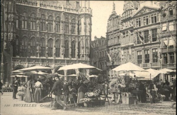 Bruxelles Bruessel Marche Fleurs Grand Place