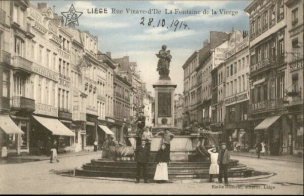Liege Luettich Liege Rue Vinave Ile Fontaine Vierge