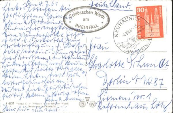 Neuhausen SH Neuhausen [Stempelabschlag] Schloss Lau – Bild 2
