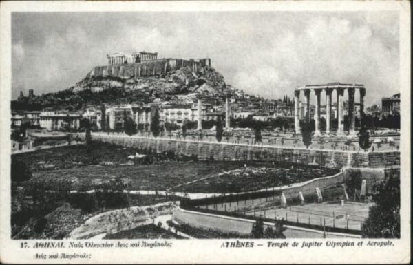 Athen Griechenland Athen Olympischer Jupitertempel Akropol