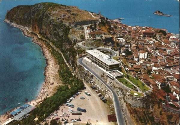 Nauplia Nauplion Nauplia Bourdzi Fliegeraufnahme