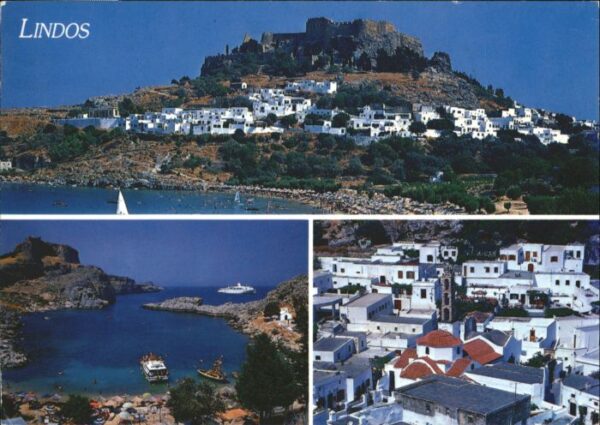 Lindos Lindo Lindos Rhodes Rhodos