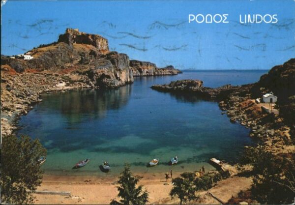 Lindos Lindo Lindos Rhodes Rhodos Harbour St. Paul H