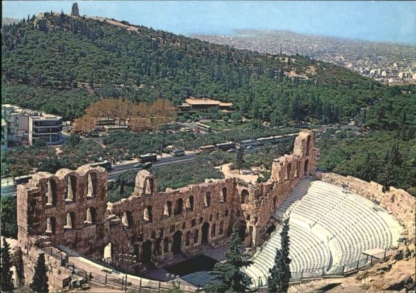 Athens Athen Odeion Herodes Atticus Therater