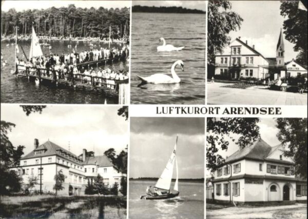 Arendsee Schiff Schwan
