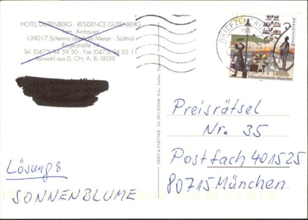 Schenna Meran Hotel Gutenberg – Bild 2