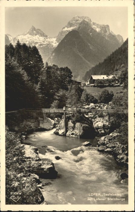 Lofer Teufelssteg Loferer Steinberge
