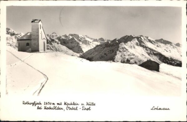 Hochsoelden tztal Tirol Rotkogljoch Hütte Kirche x