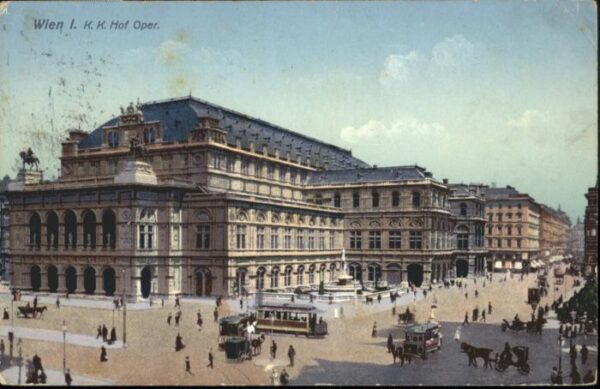 Wien Strassenbahn Hof Oper
