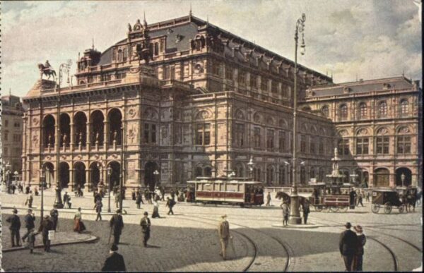 Wien Staatsoper Strassenbahn