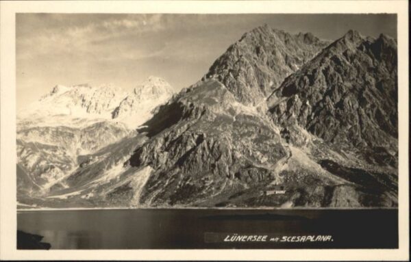 Vandans Vorarlberg Lünersee Scesaplana