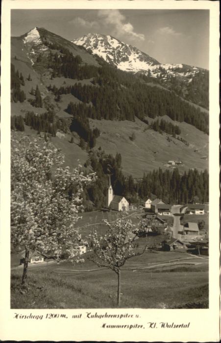 Hirschegg Kleinwalsertal Vorarlberg Hirschegg_Kleinwalsertal Kuhgehrenspitz