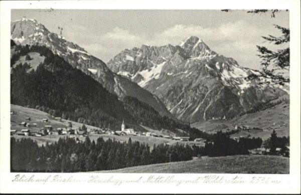 Riezlern Kleinwalsertal Vorarlberg Riezlern_Kleinwalsertal Hirschegg Mitte