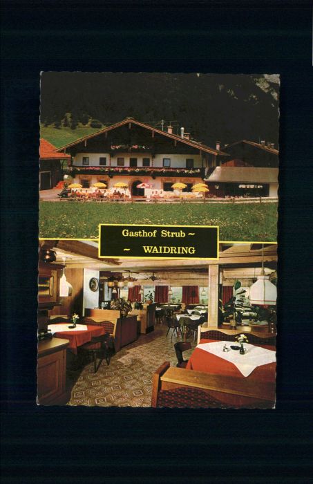 Waidring Tirol Gasthof Pension Strub