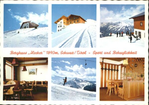 Schwarz Tirol Berghaus Hecher