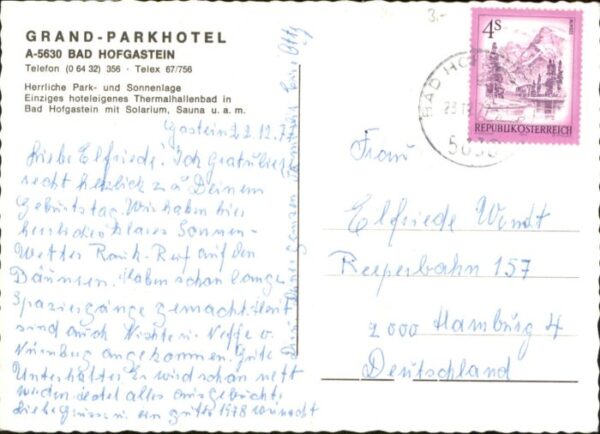 Bad Hofgastein Grand-Parkhotel – Bild 2