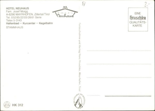 Mayrhofen Zillertal Tirol Hotel Neuhaus – Bild 2