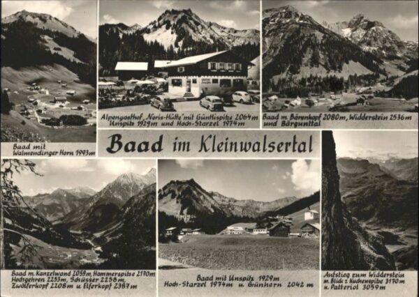 Baad Mittelberg Kleinwalsertal Baad_Kleinwalsertal Gasthof Norishütte