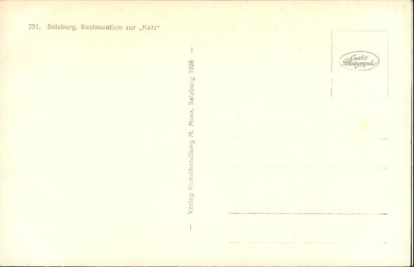 Salzburg Oesterreich Salzburg Restaurant zur Katz – Bild 2