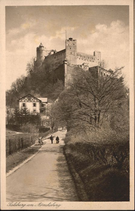Salzburg Oesterreich Mönchsberg