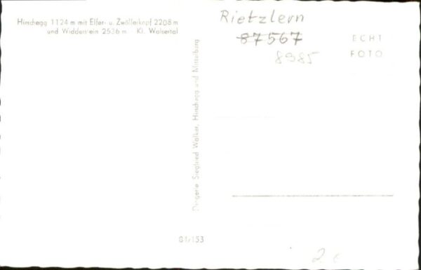 Hirschegg Kleinwalsertal Vorarlberg Hirschegg_Kleinwalsertal – Bild 2