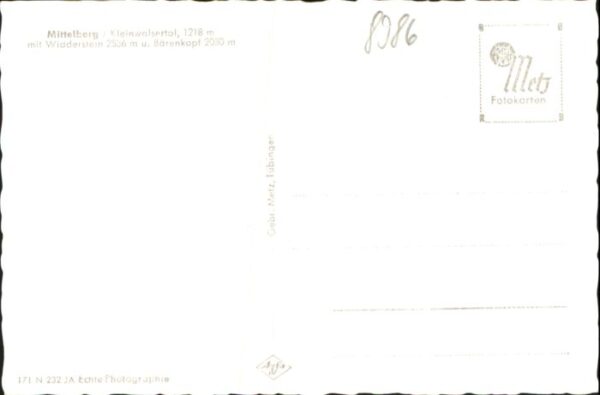 Mittelberg Kleinwalsertal Widderstein Bärenkopf – Bild 2