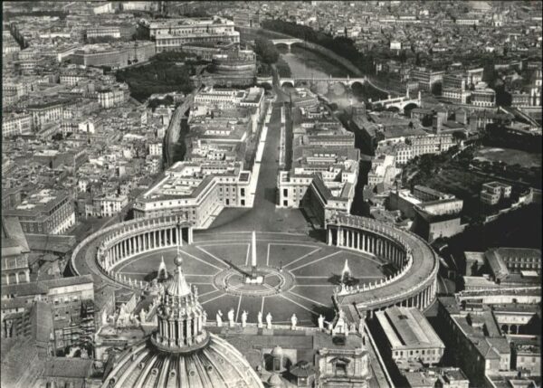 Rom Roma Roma Piazza Basilica S Pietro Fliegerau