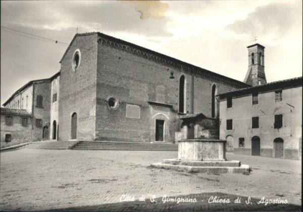Citta S Gimignano Chiesa S Agostino
