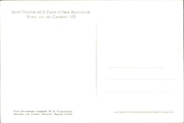 Rom Roma Roma Suore Orsoline S Cuore  Gesu Agoni – Bild 2