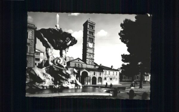 Rom Roma Roma Chiesa S Maria Brunnen