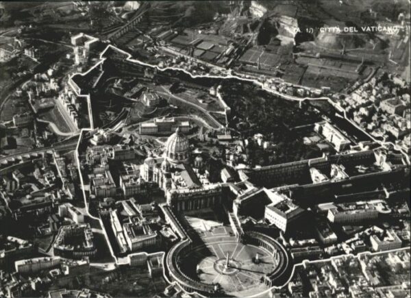 Citta Fliegeraufnahme Vaticano