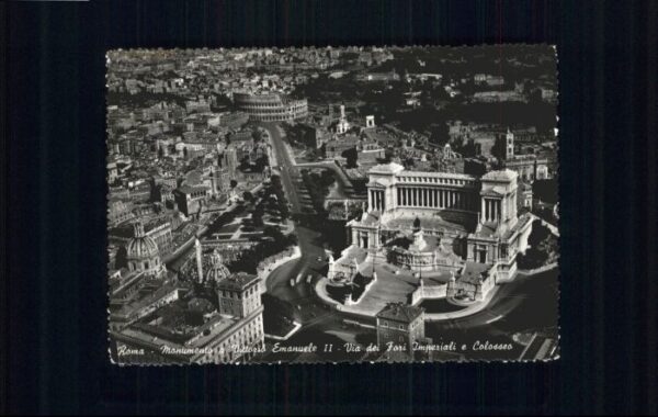 Rom Roma Roma Fliegeraufnahme Monumento Vittorio