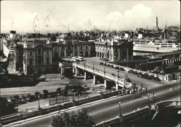 Genova Genua Liguria Genova Stazione Marittima Brücke