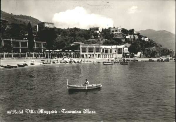 Taormina Sizilien Taormina Hotel Villa Mazzaro Boot