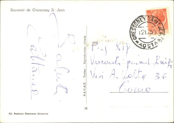 Gressony Sessellift Winter – Bild 2