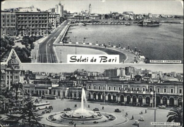 Bari Puglia Rotonda Lungomare Stazione Centrale Bru
