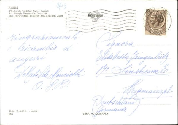 Assisi Umbria Istituto San Giuseppe – Bild 2