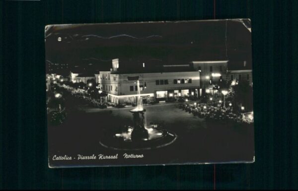 Cattolica Rimini Cattolica Piazzale Kursaal Brunnen Nott