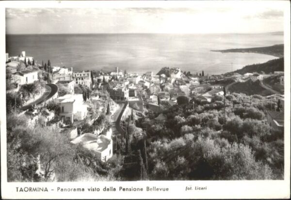 Taormina Sizilien Taormina Visto Dalla Pensione Bellevue