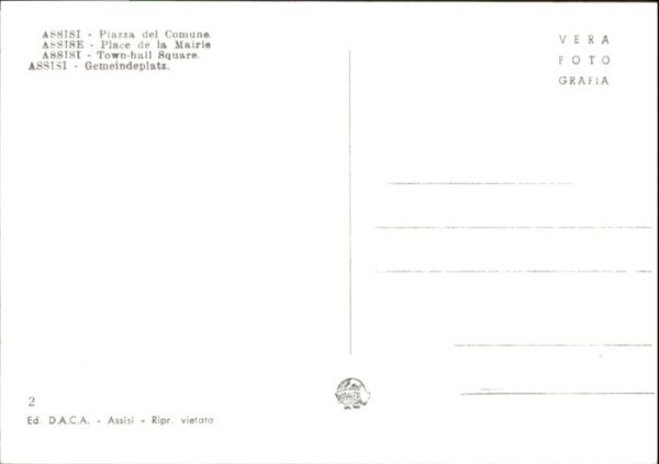 Assisi Umbria Piazza del Comune Brunnen – Bild 2