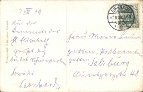 Eisenbach [Stempelabschlag] Wartburg – Bild 2