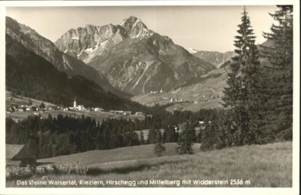 Riezlern Kleinwalsertal Vorarlberg Riezlern_Kleinwalsertal Hirschegg Mitte